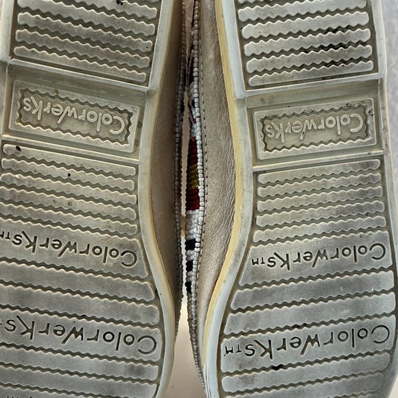 Beaded Barcelona Olympics 1992 Tennis Shoes - Colorwerks - Size 6 1/2  6.5 - Picture 10 of 13